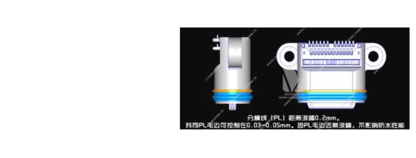 利勇安波峰分模线